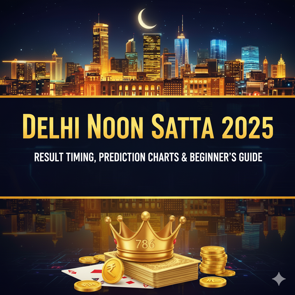 Delhi Noon Satta 2025 – Result Timing, Prediction Charts & Beginner’s Guide